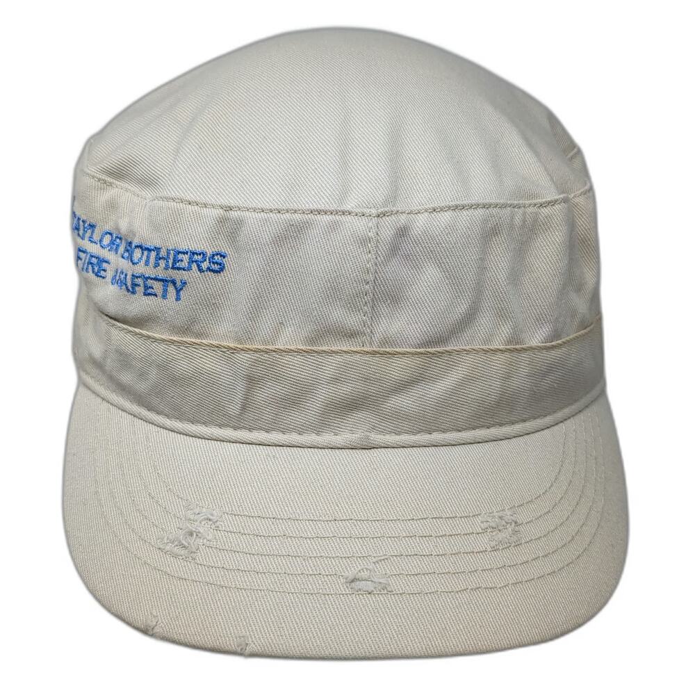 Alternative Army Cap Beige One Size Taylor Brothers Fire Safety Strapback Hat